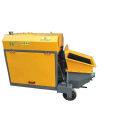 Mobile portable concrete mixer with pump